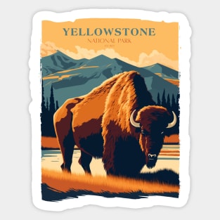 Yellowstone National Park Sticker